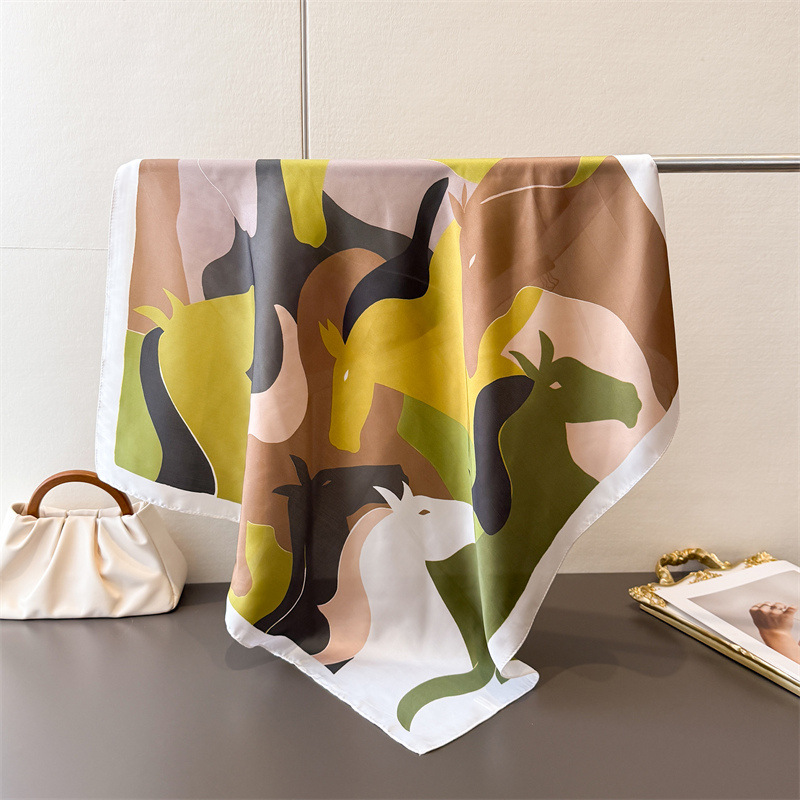 2026 New Women Square Scarf Im - огляд і ціна Silk Scarf Square