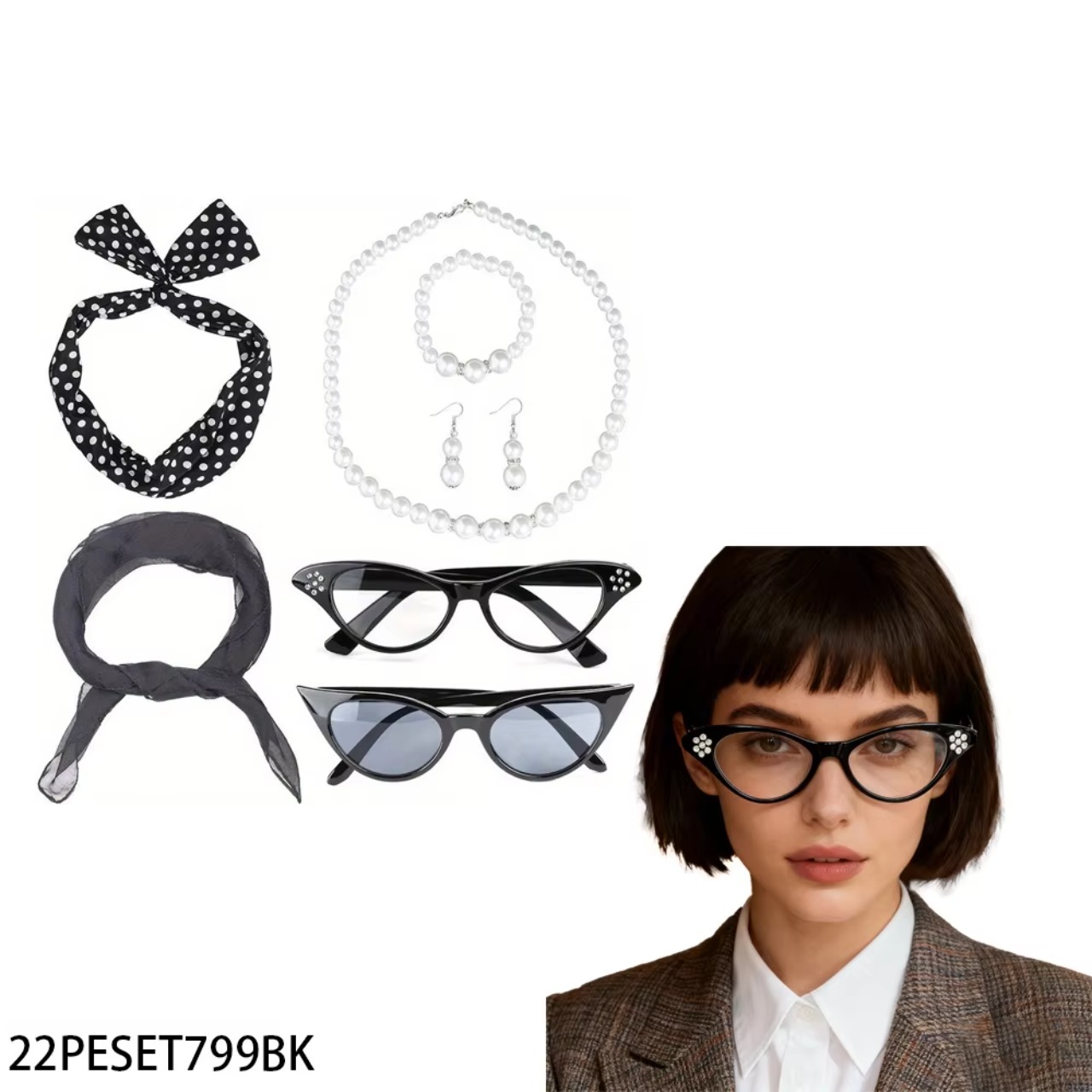 PESENAR 50's Women Costume Acc - огляд і ціна Women'S Accessories In The 1950S