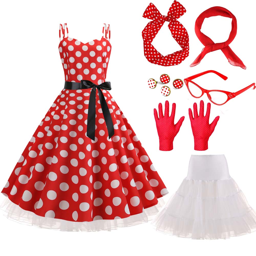 1950s 60s Carnival Costume Set - огляд і ціна Women'S Accessories In The 1950S