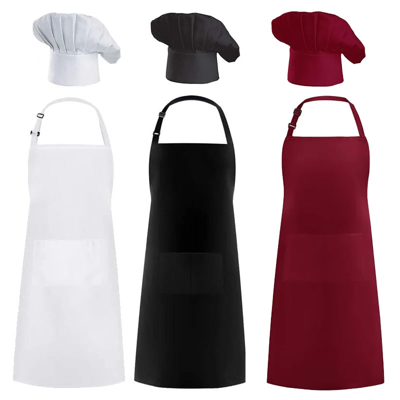 Apron Chef Hat Food Service Ki - огляд і ціна Women Kitchen Accessories