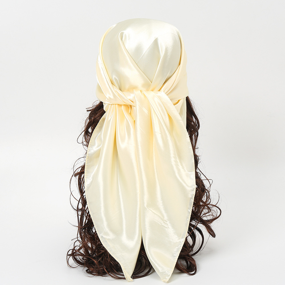 90cm Solid Colors Neckerchief  - огляд і ціна Silk Scarf Square
